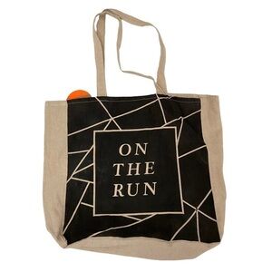 Cotton On Reusable Tote Burlap Like Fabric